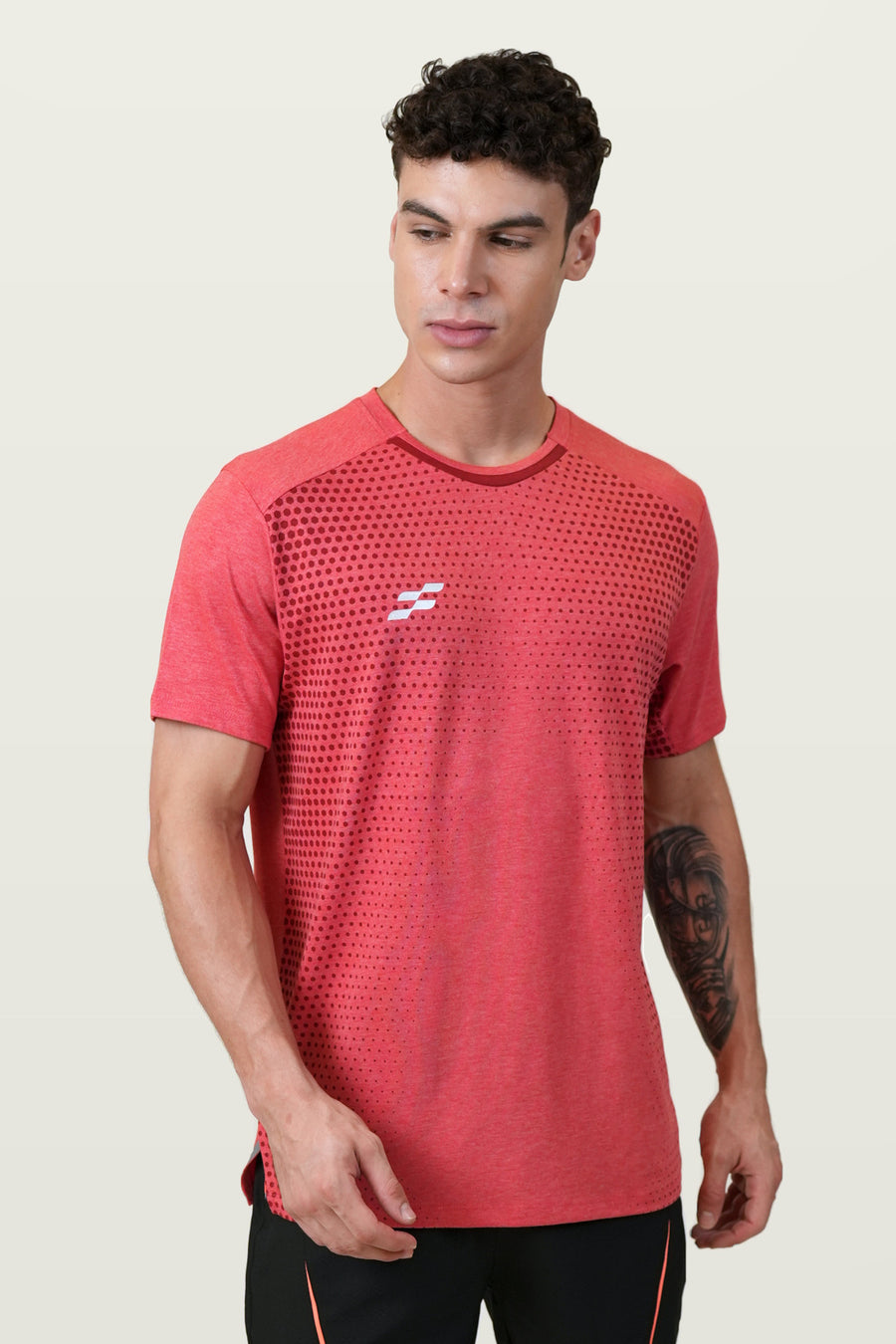 Fit-Gear Pulse Flash T-Shirt | Red – front