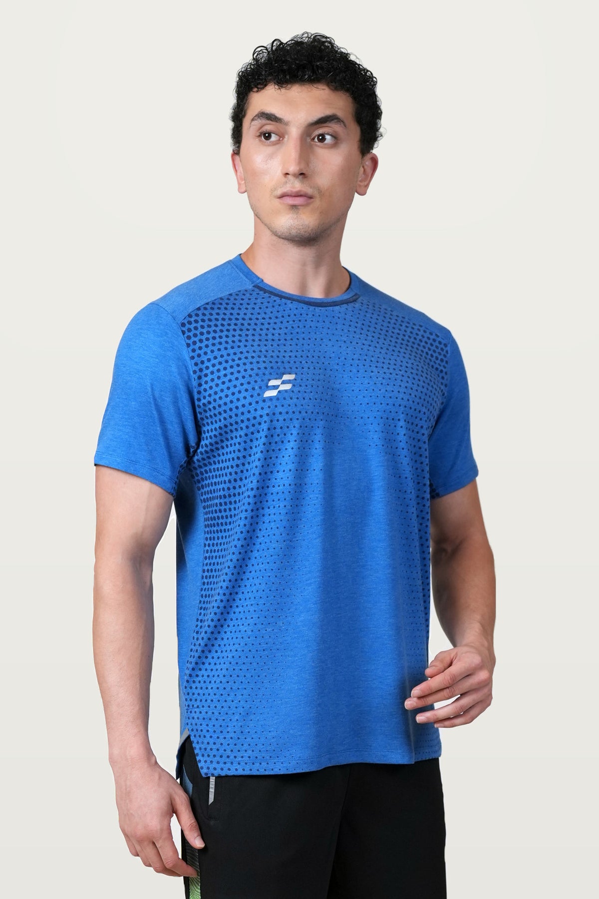 Fit-Gear Pulse Flash T-Shirt | Royal Blue – front