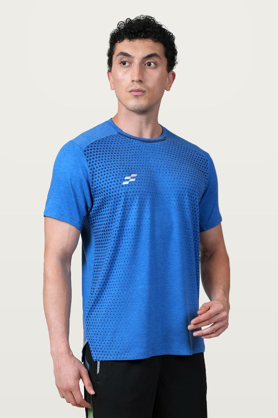 Fit-Gear Pulse Flash T-Shirt | Royal Blue – front