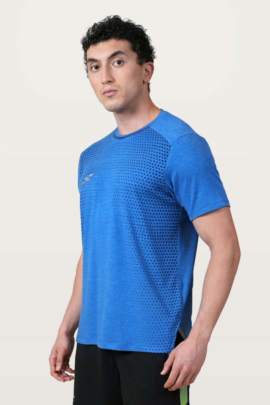 Fit-Gear Pulse Flash T-Shirt | Royal Blue – three-quarter