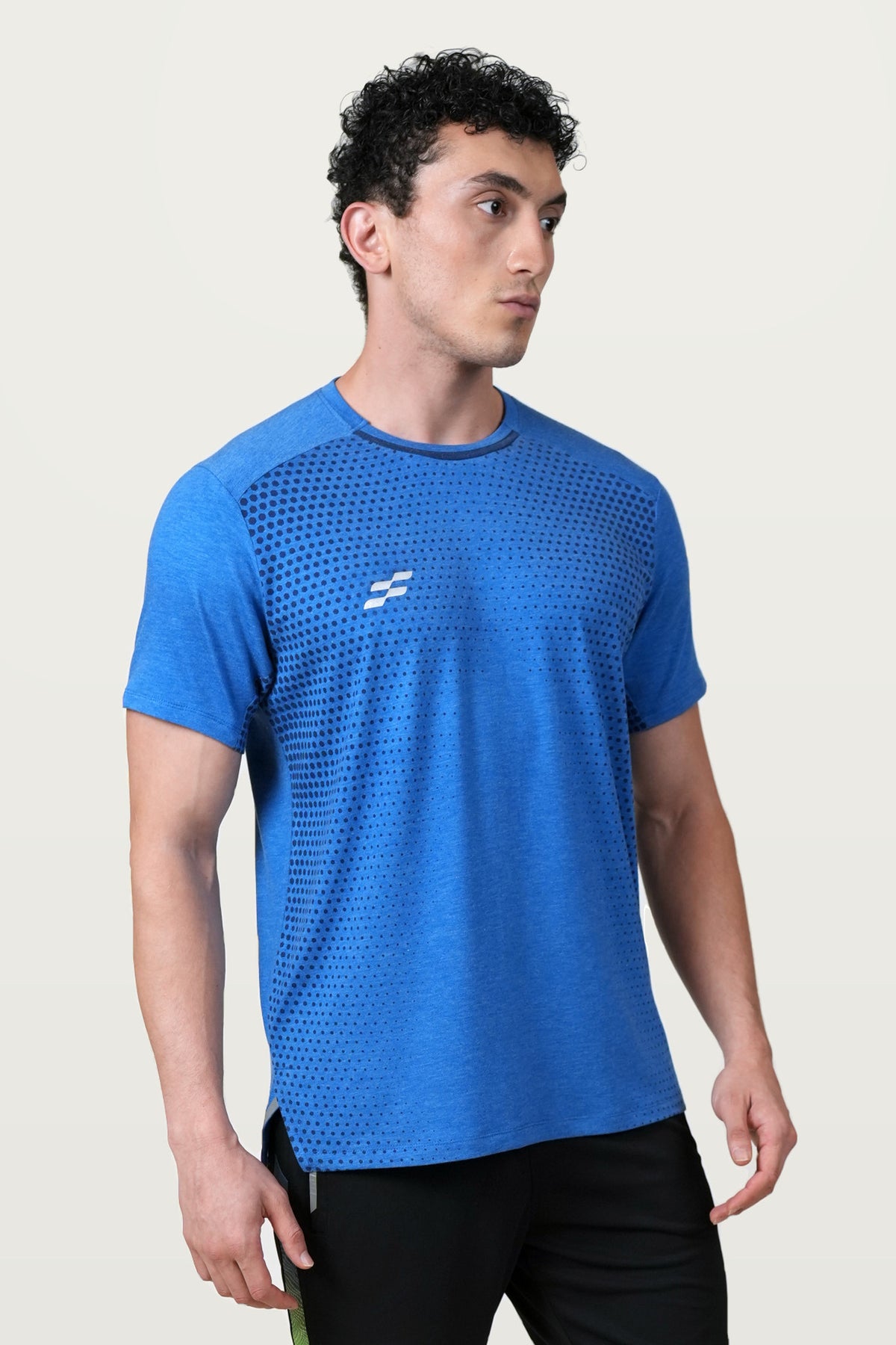 Fit-Gear Pulse Flash T-Shirt | Royal Blue – front