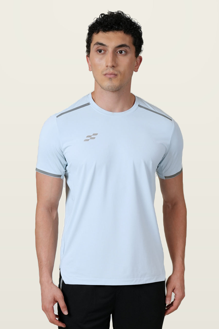 Fit-Gear Rip Vent T-Shirt | Light Blue – front