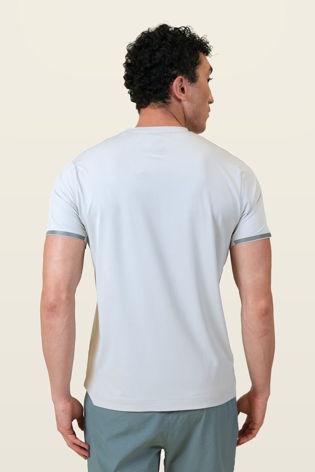 Fit-Gear Rip Vent T-Shirt | Light Grey – back