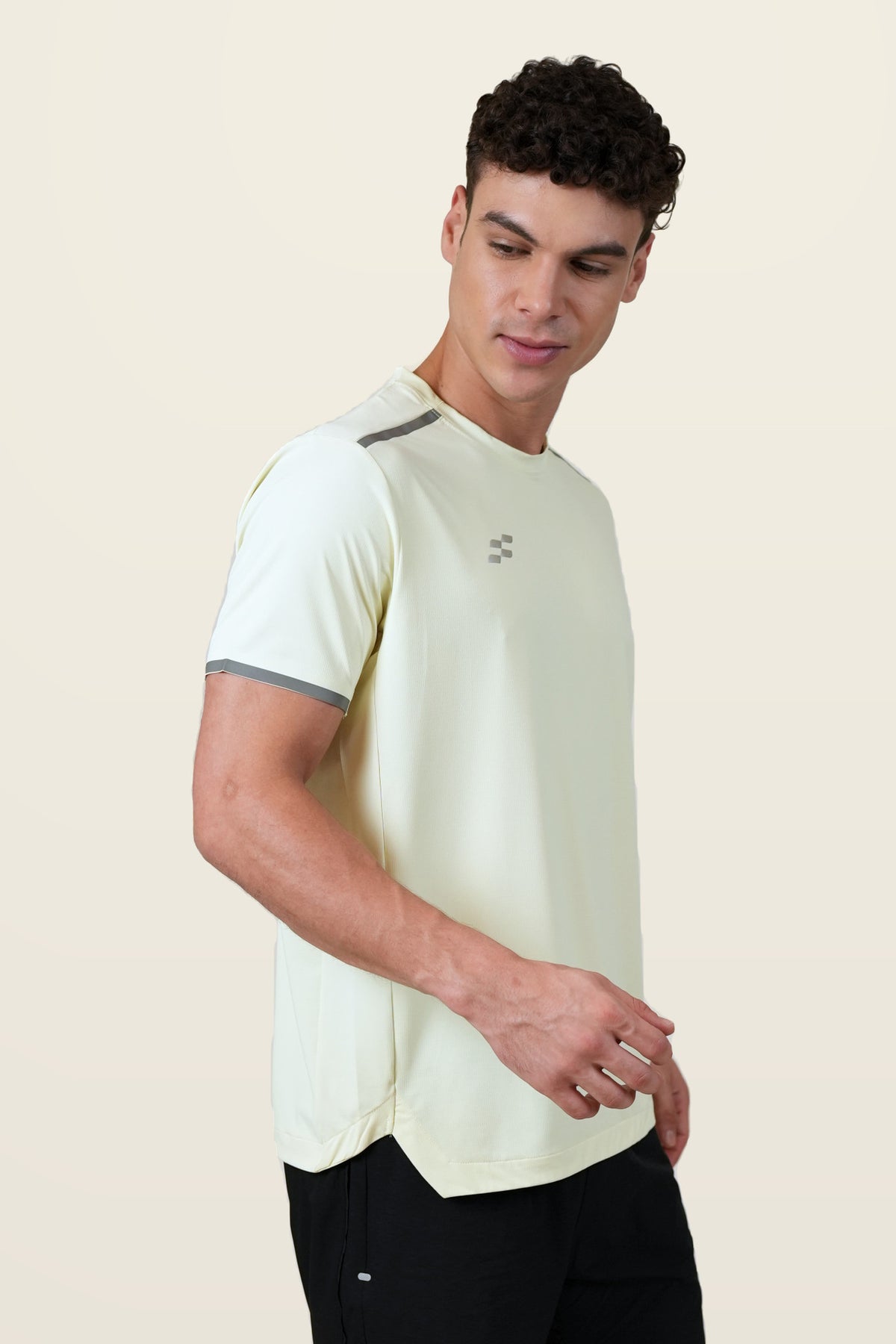 Fit-Gear Rip Vent T-Shirt | Lime – three-quarter