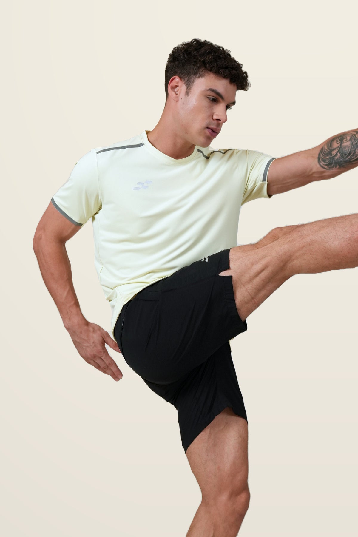 Fit-Gear Rip Vent T-Shirt | Lime – front