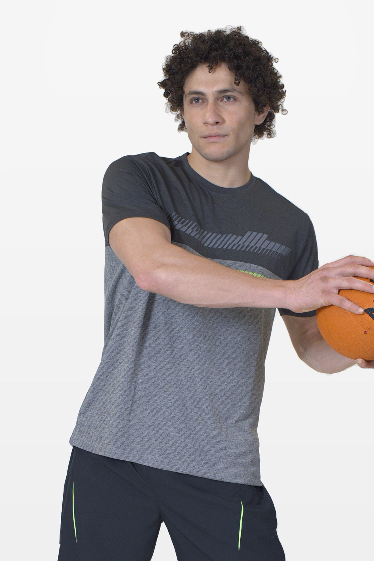 Fit-Gear Rush T-Shirt | Black – front