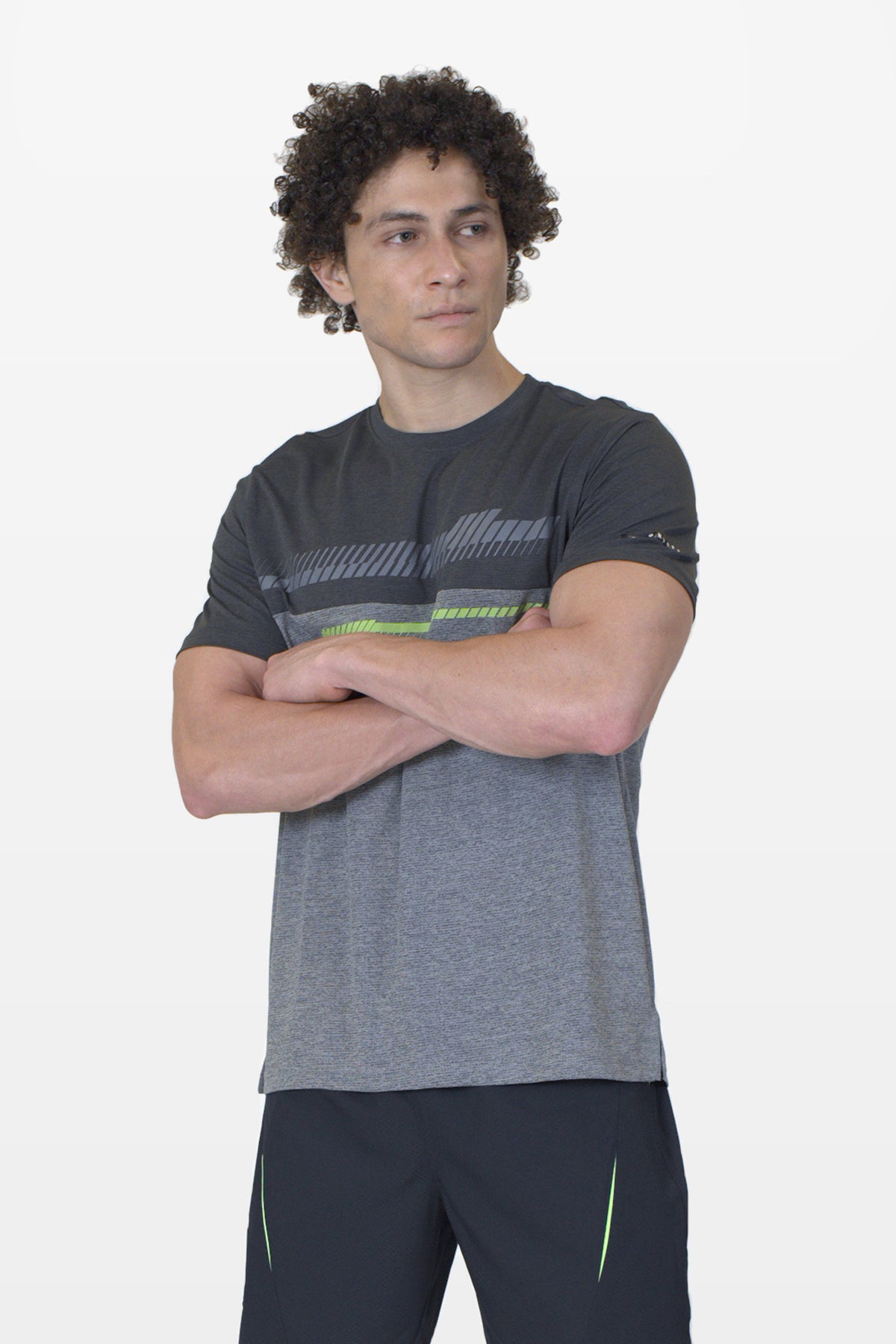 Fit-Gear Rush T-Shirt | Black – front