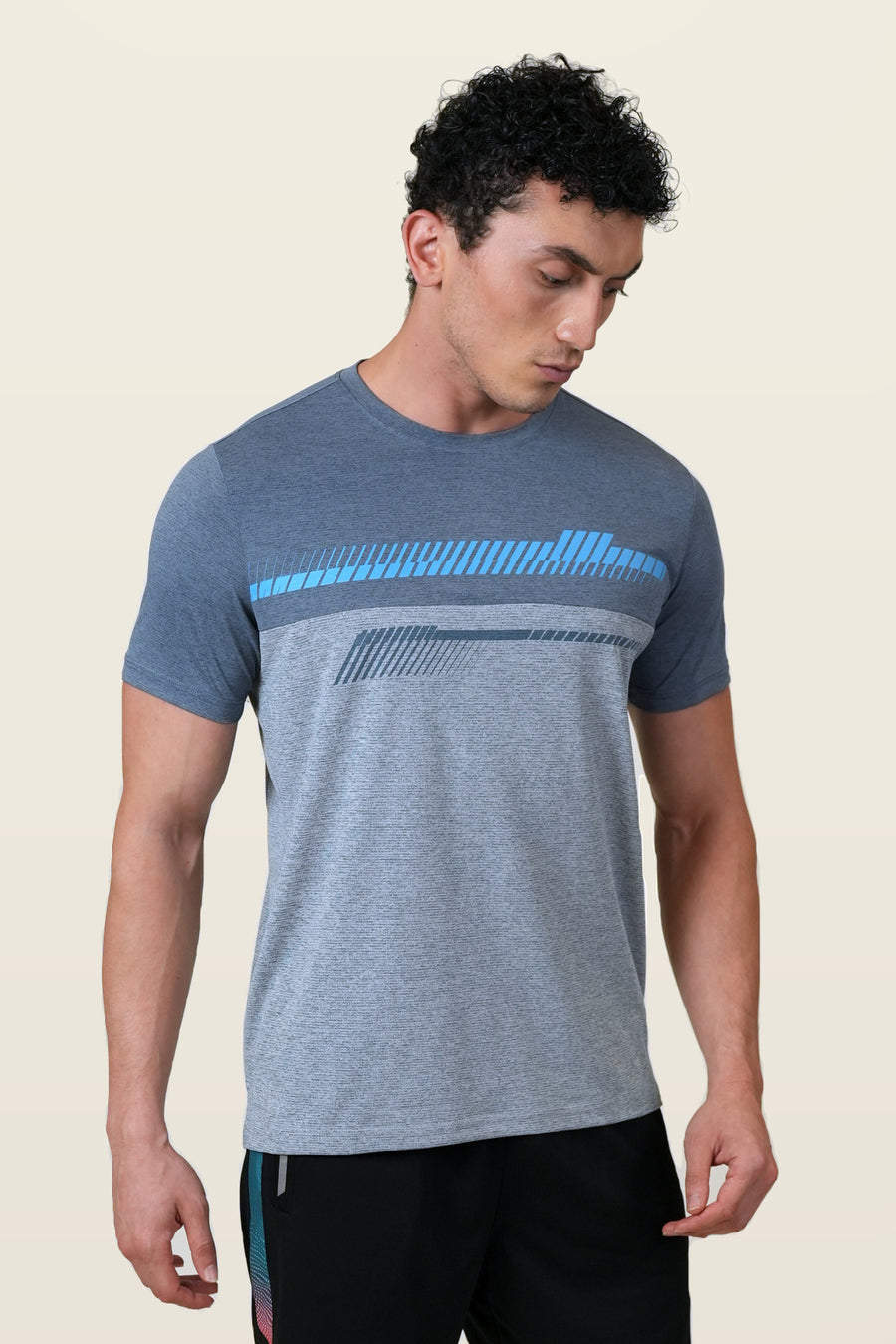 Fit-Gear Rush T-Shirt | Frosted Slate – front