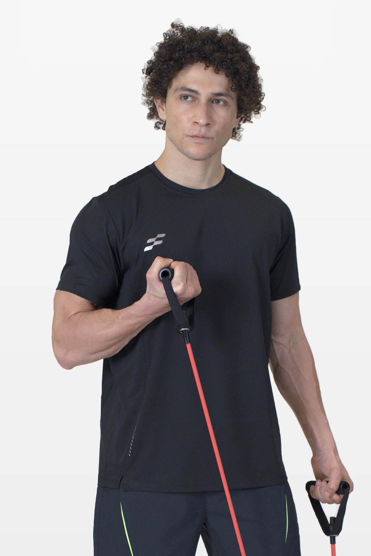 Fit-Gear Tech Matrix T-Shirt | Black – front