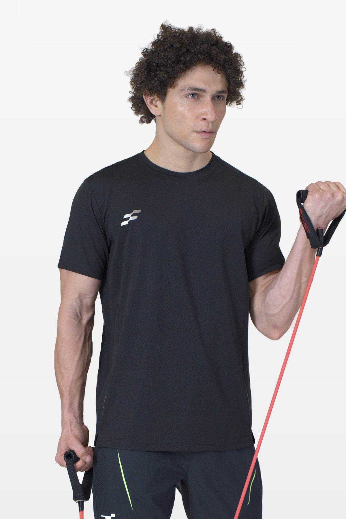 Fit-Gear Tech Matrix T-Shirt | Black – front