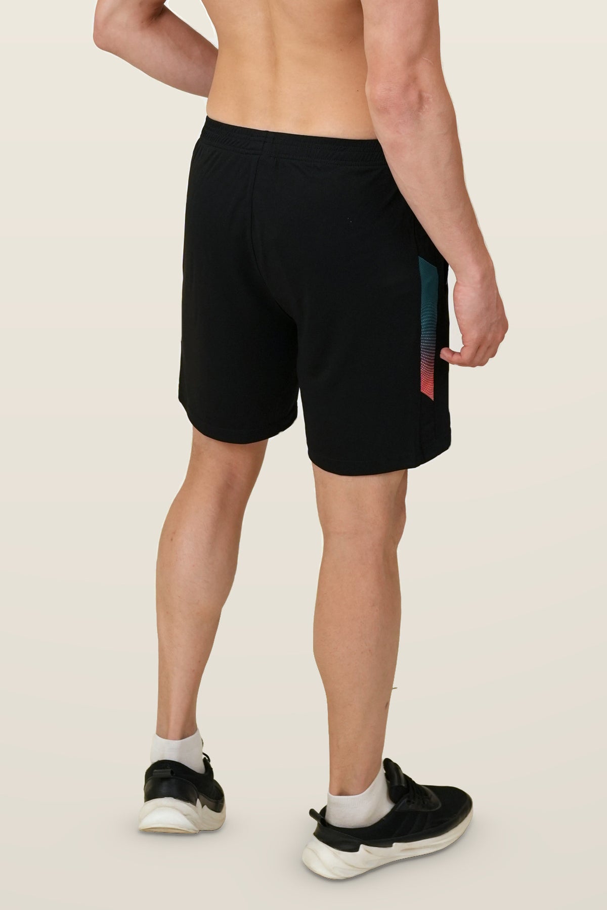 FlowCourt Performance Shorts | Teal – back