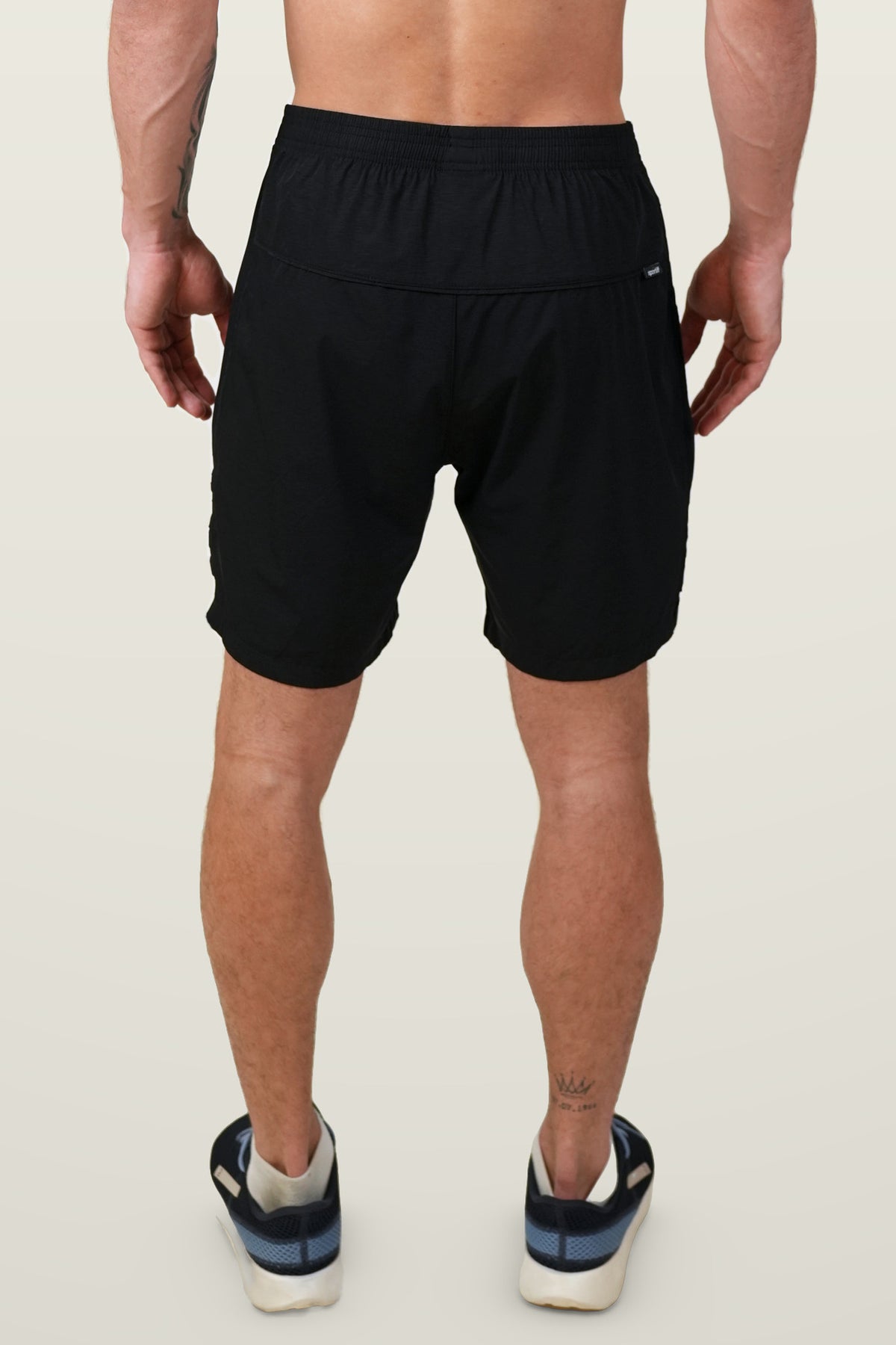 FlyLite Performance Shorts | Black – back