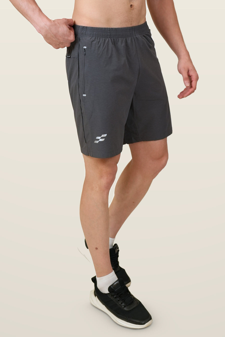 FlyLite Performance Shorts | Grey – front