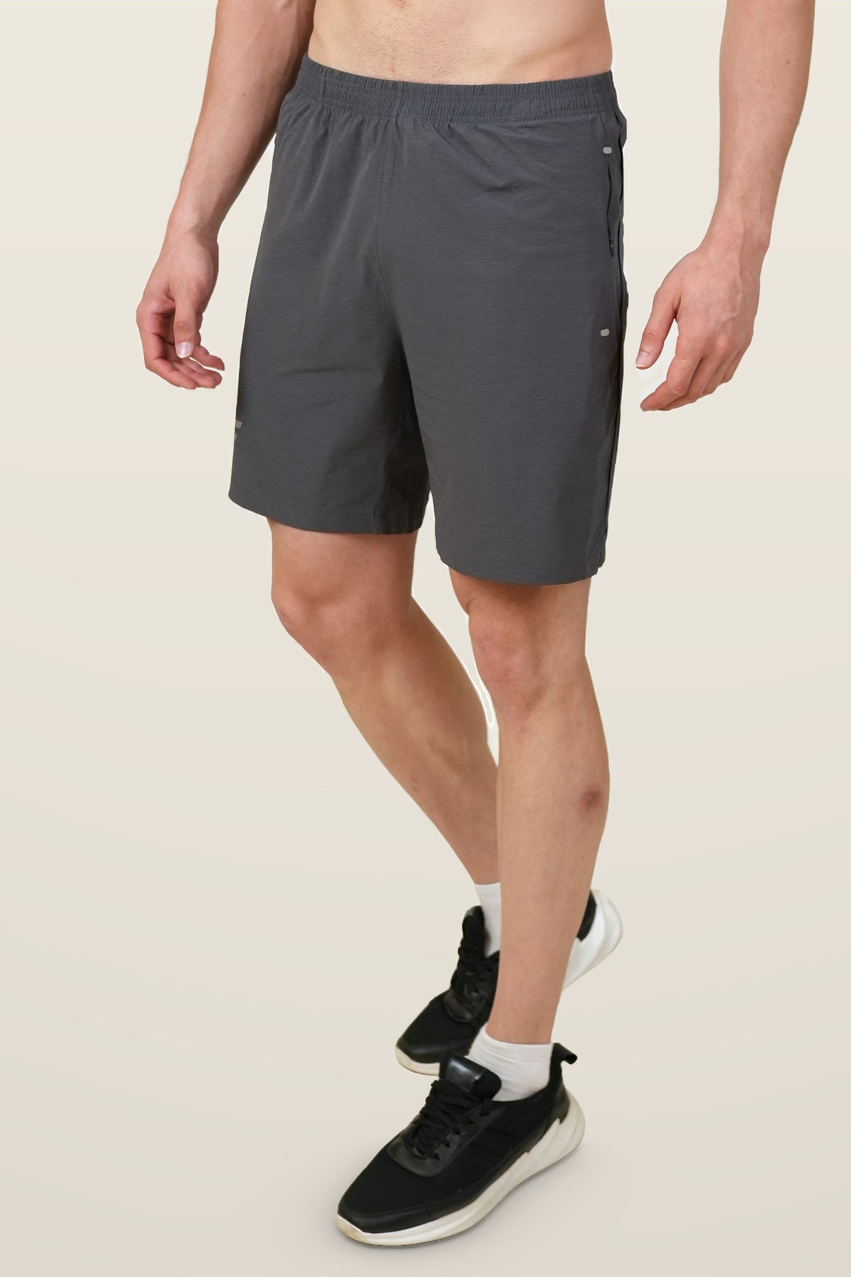 FlyLite Performance Shorts | Grey – front