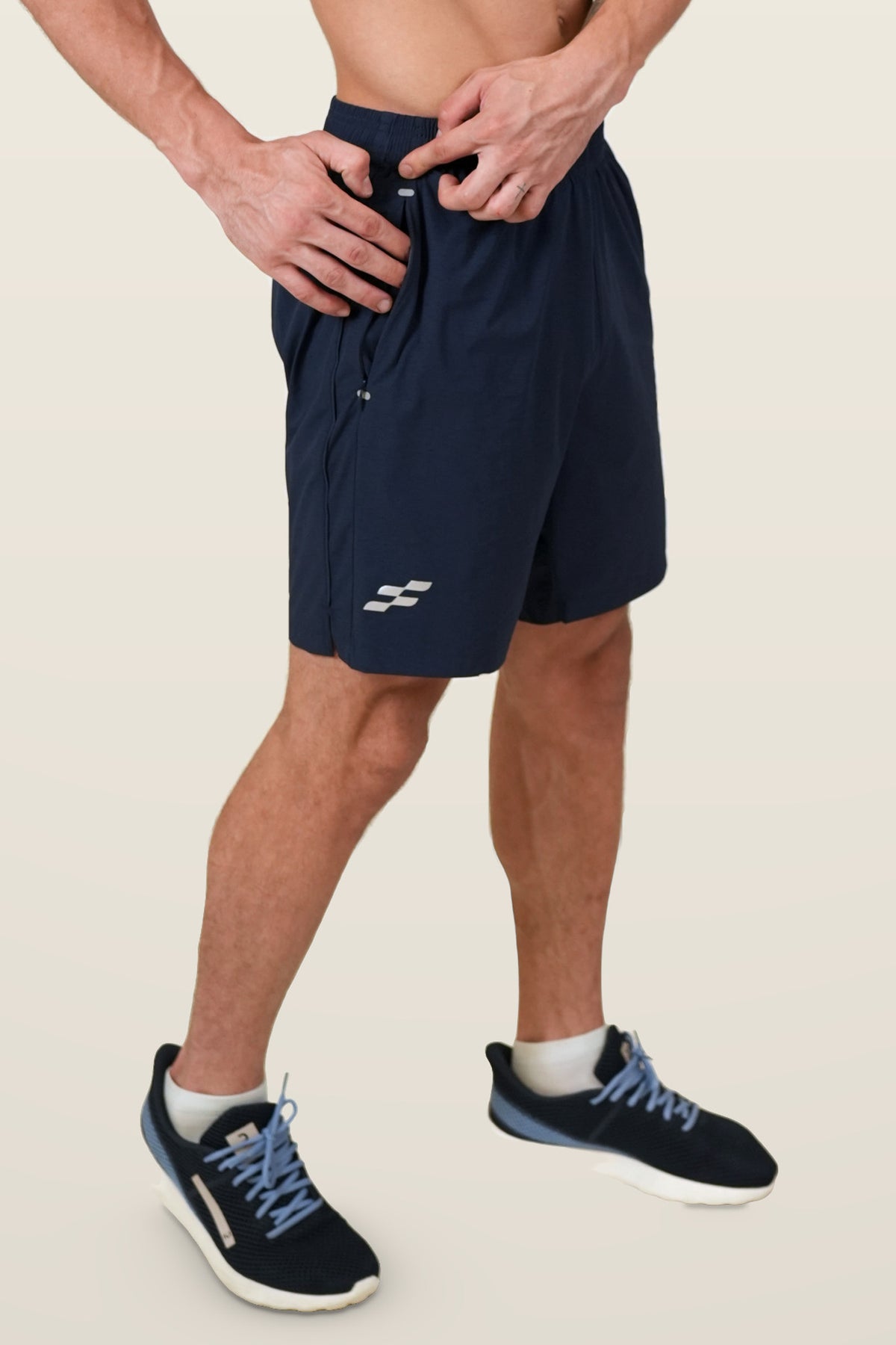 FlyLite Performance Shorts | Navy – front