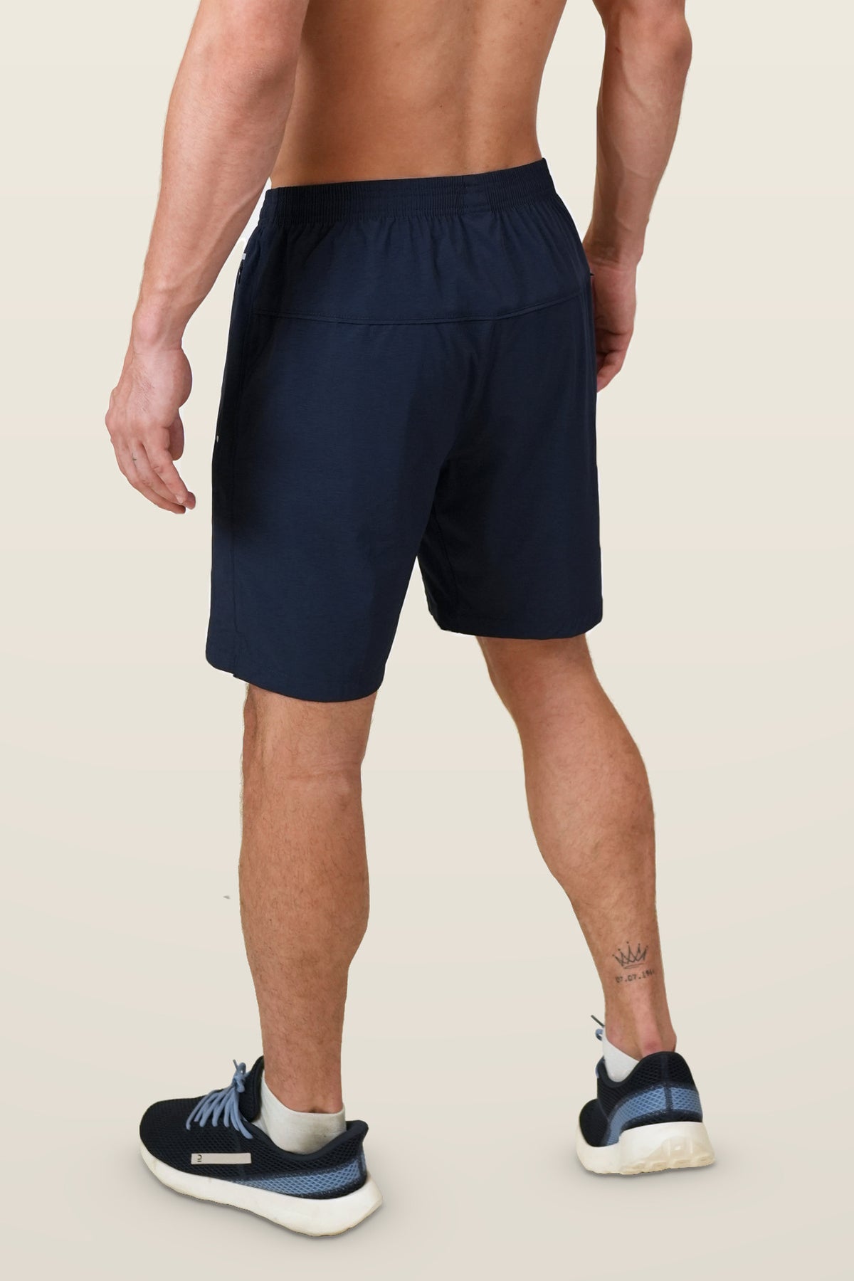 FlyLite Performance Shorts | Navy – back
