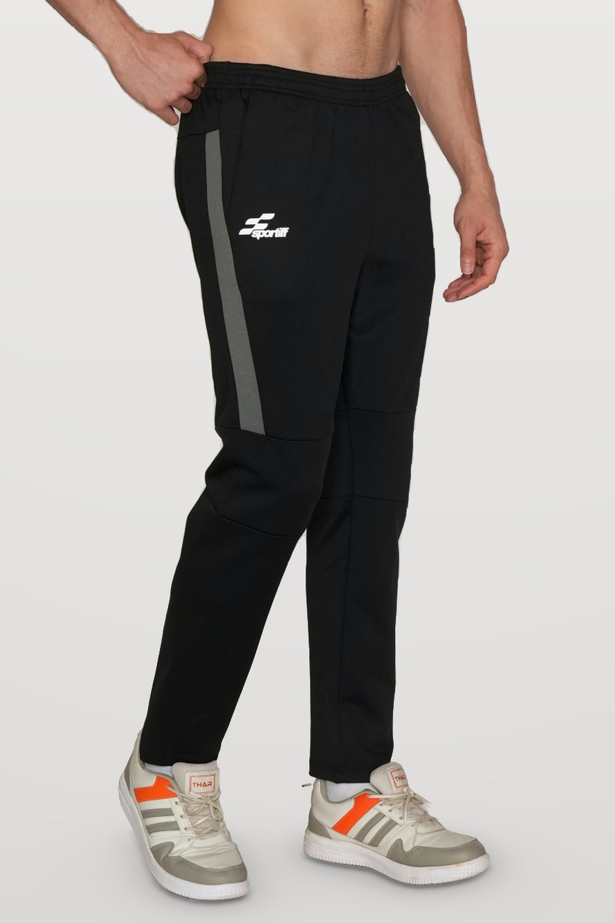Ghostryder Performance Track Pant | Black – front