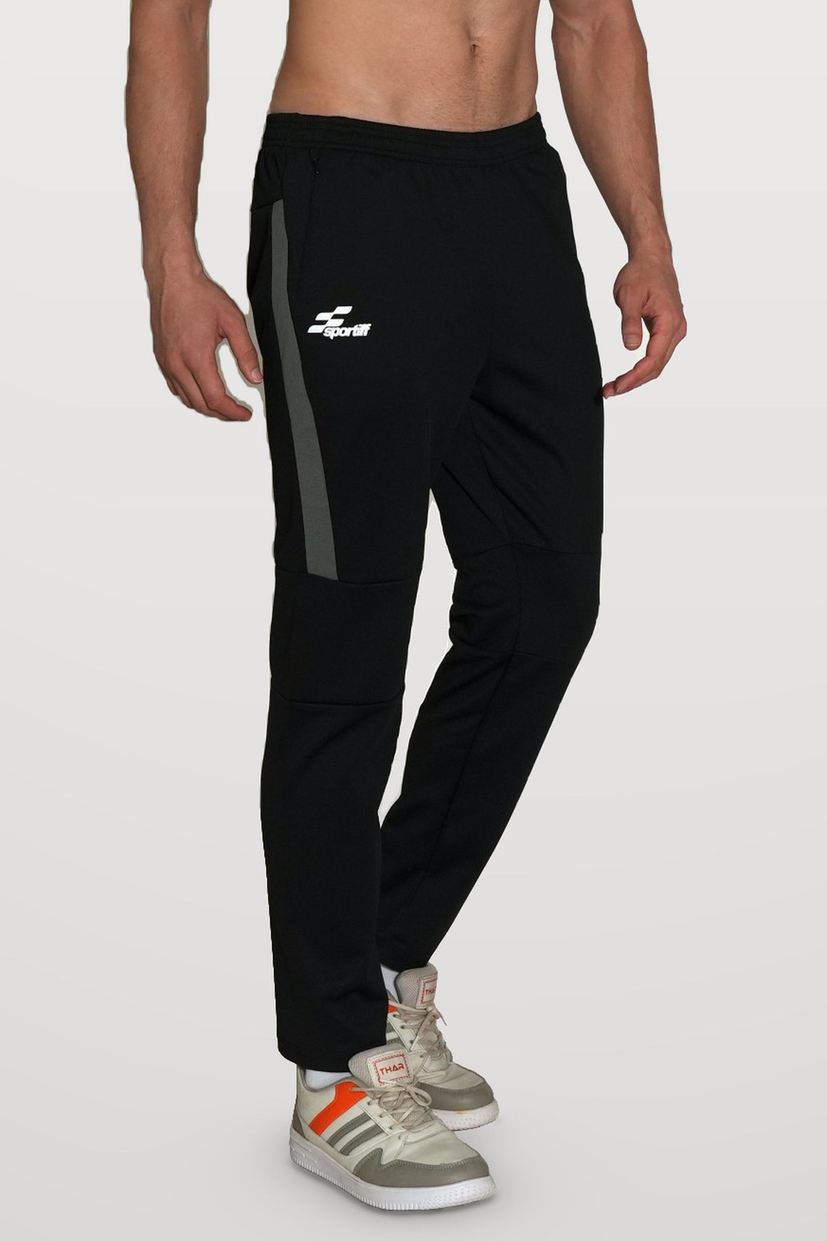 Ghostryder Performance Track Pant | Black – front