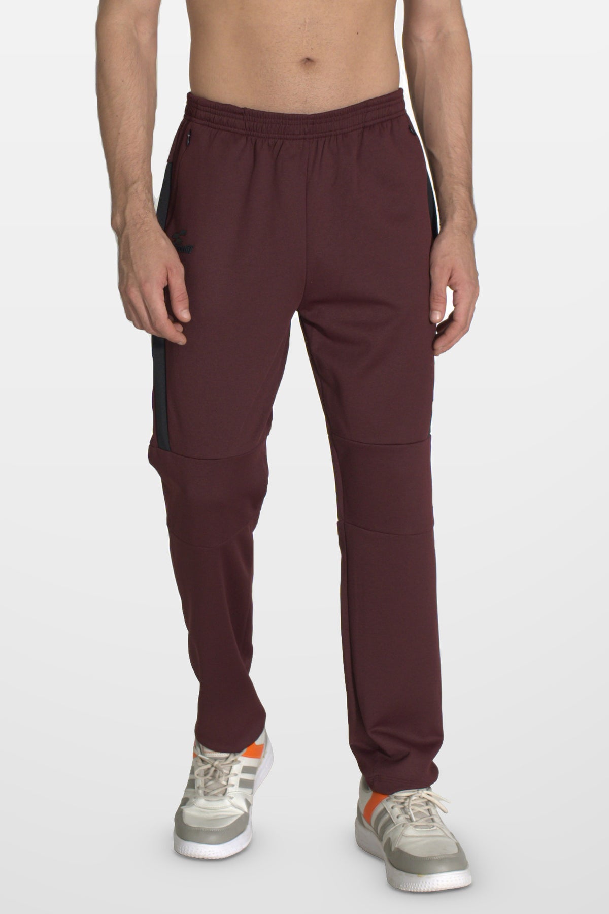 Ghostryder Performance Track Pant | Maroon – front
