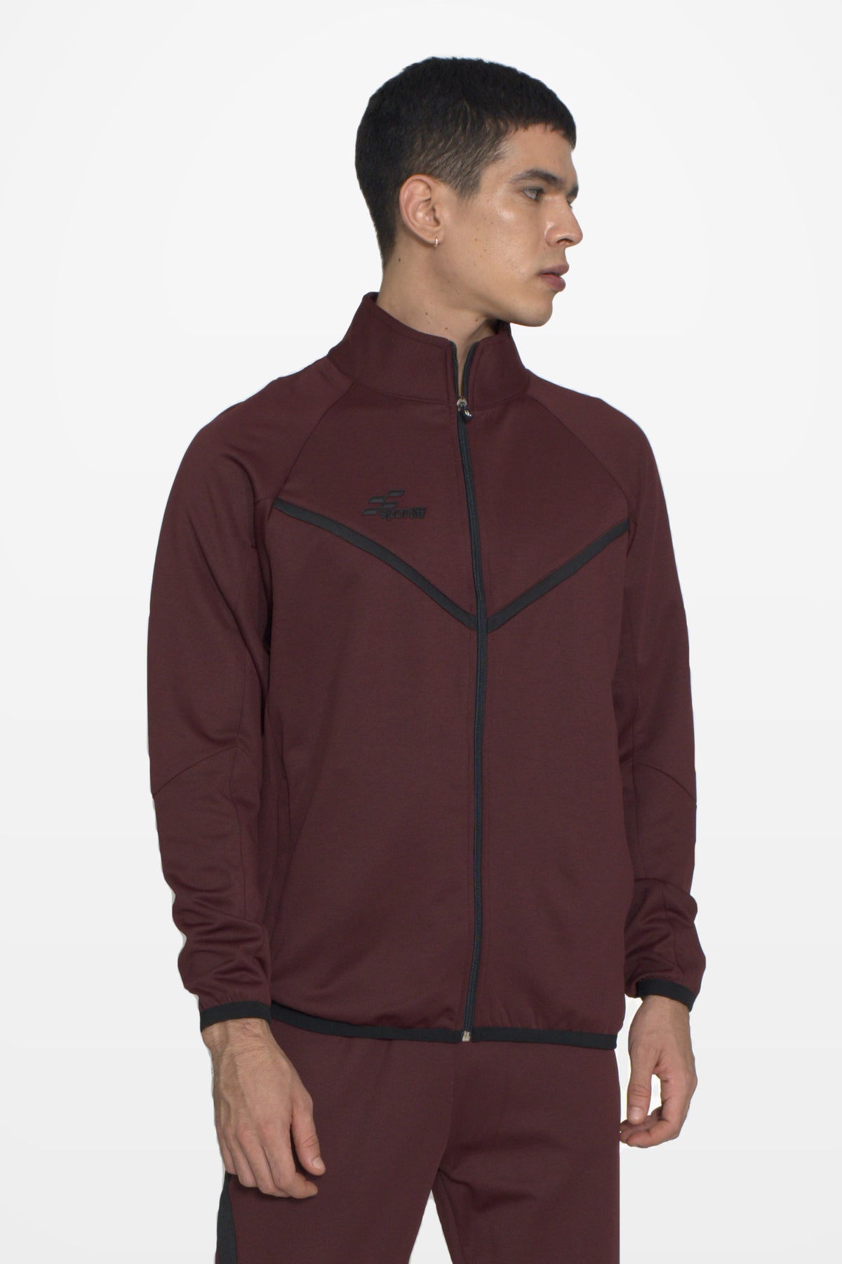 Ghostryder Performance Track Top | Maroon – front