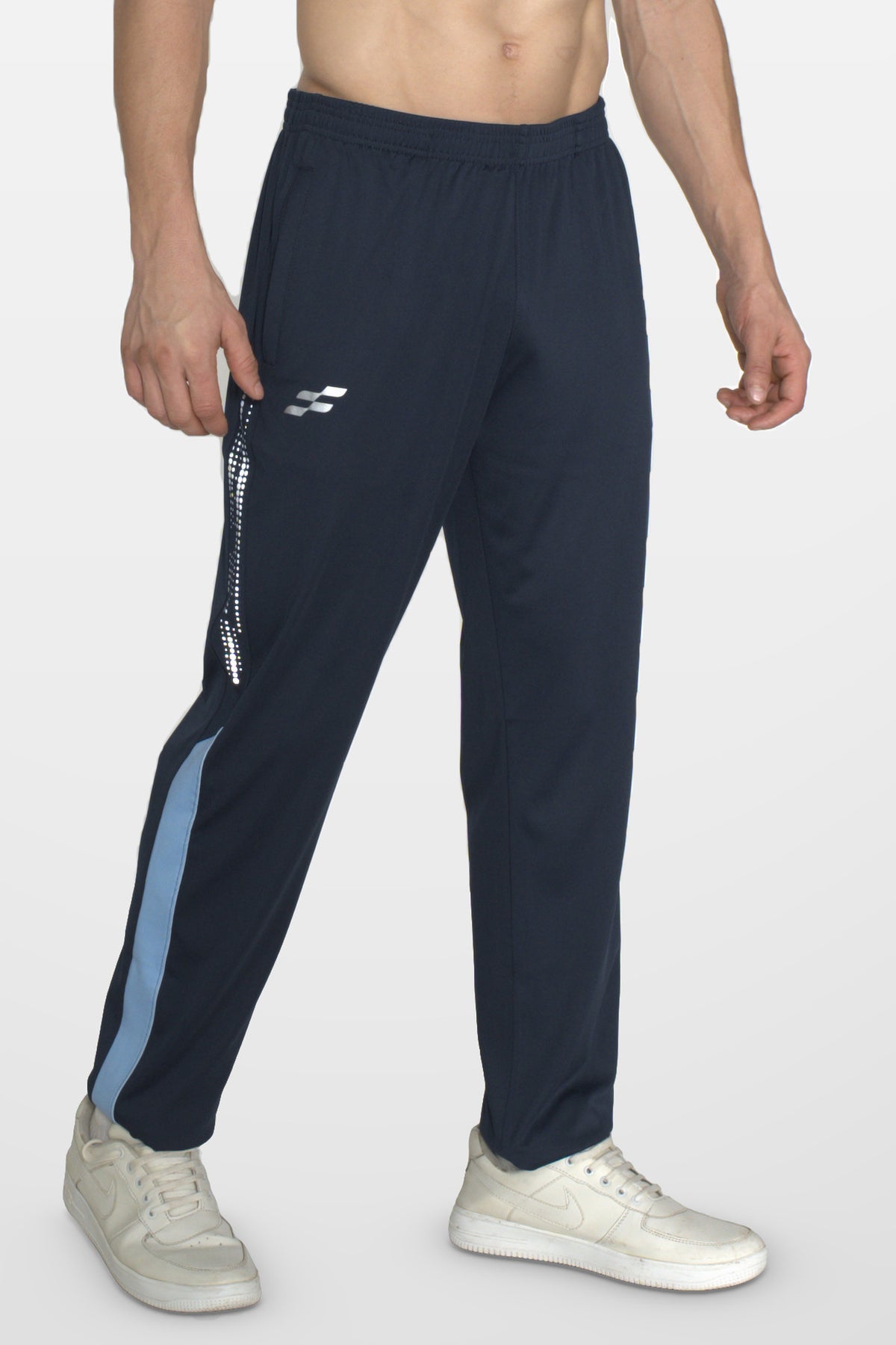 Glow-Strike Performance Track Pant | Navy – front