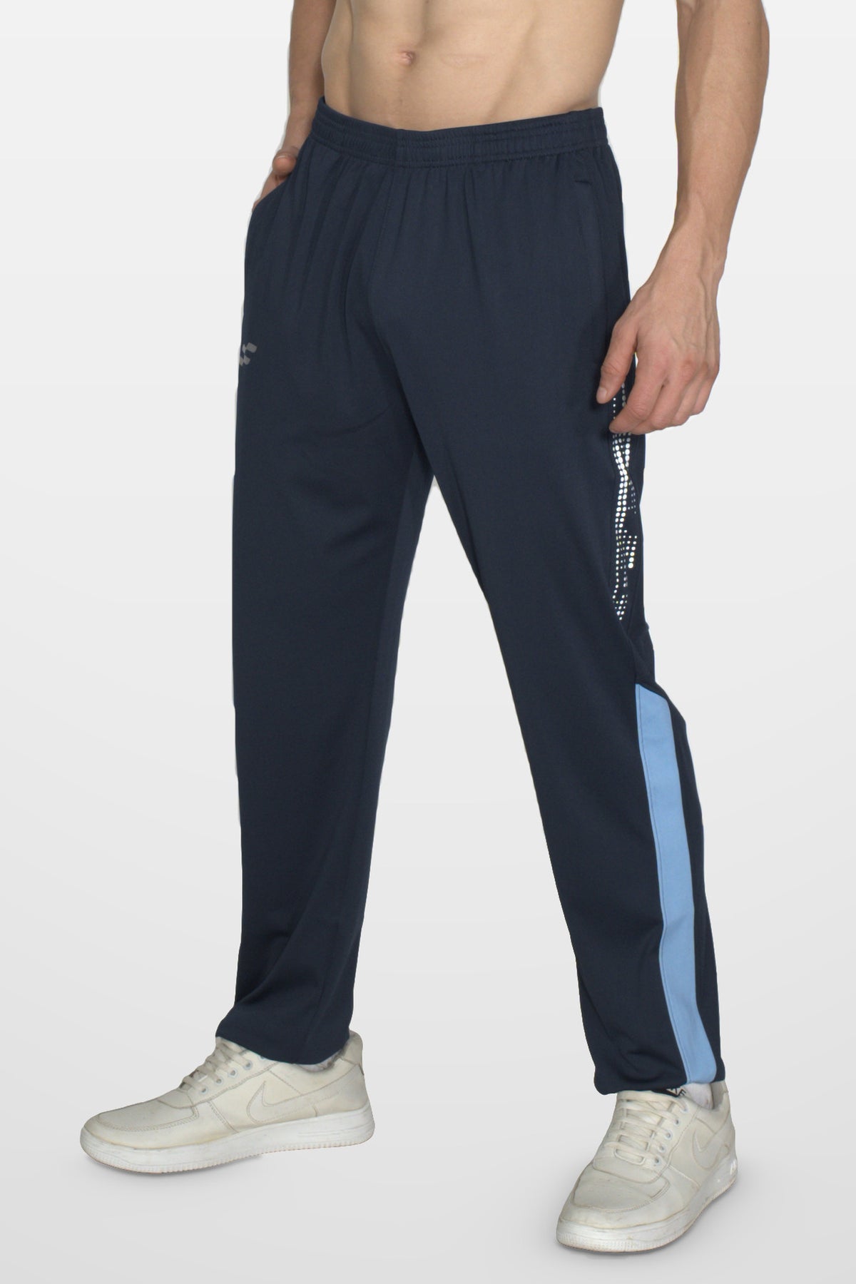 Glow-Strike Performance Track Pant | Navy – front