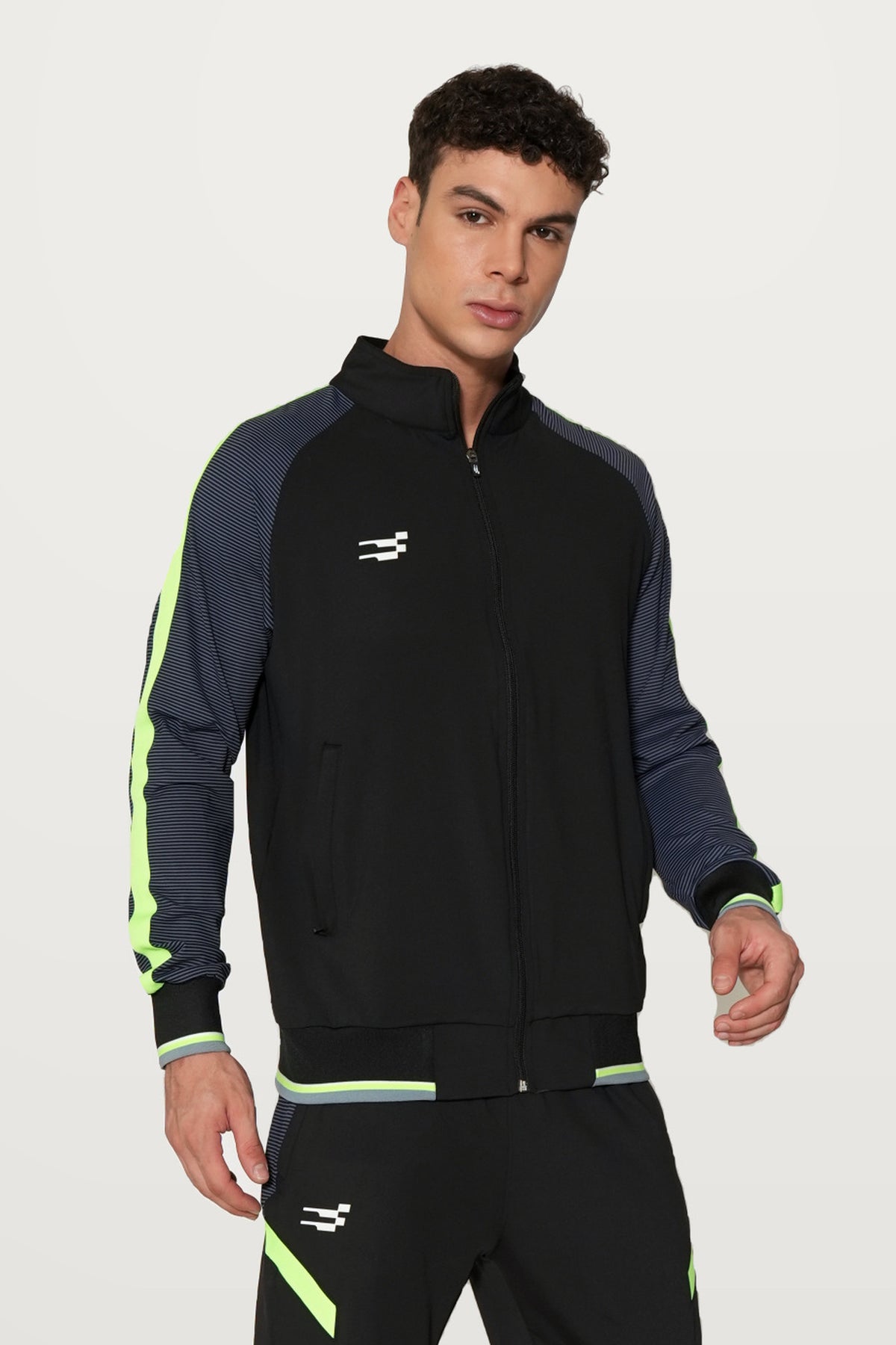 Nurox Performance Track Top | Black – front