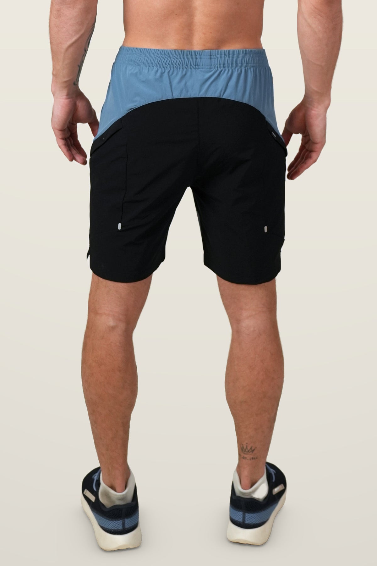 Pivot-Pro Performance Shorts | Grey/Black – back