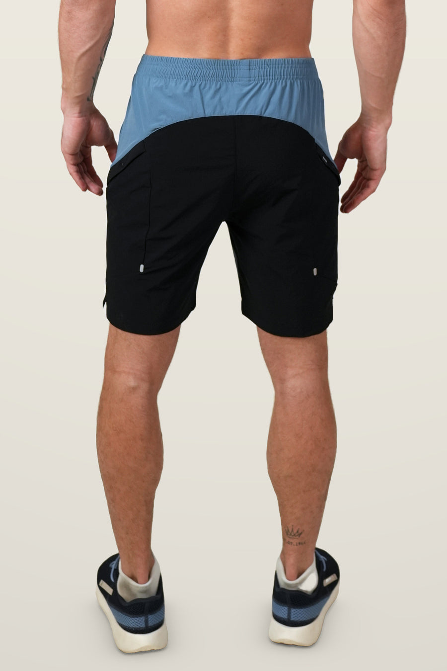 Pivot-Pro Performance Shorts | Grey/Black – back
