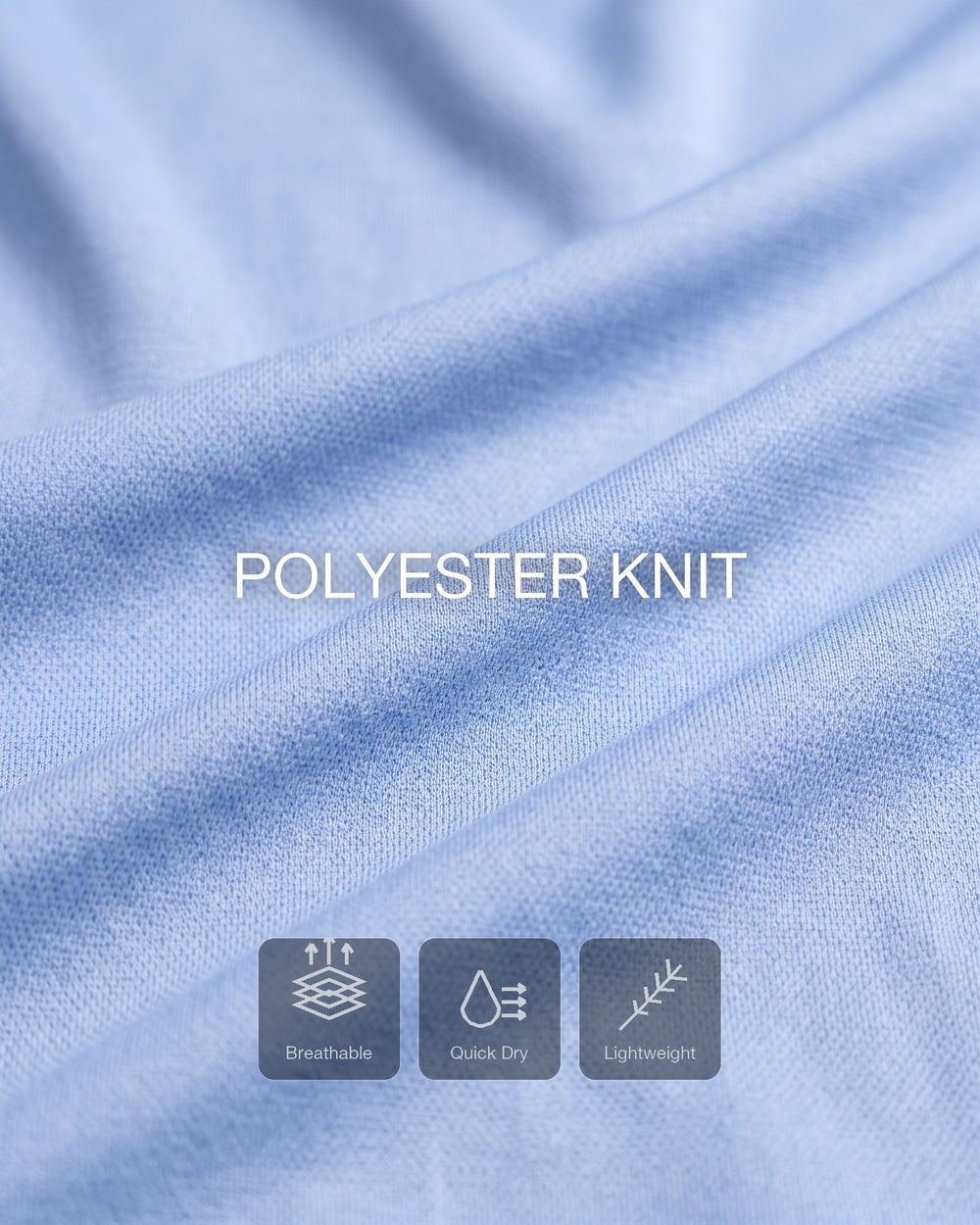 Open-knit airflow that lets heat out and dries fast.