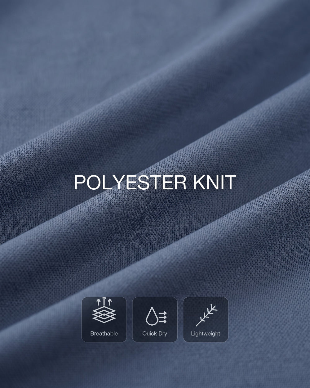 Open-knit airflow that lets heat out and dries fast.