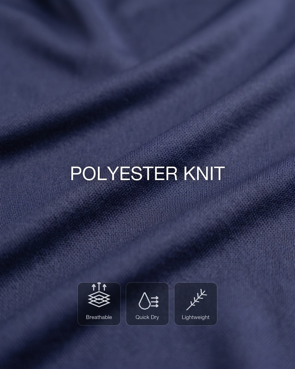 Open-knit airflow that lets heat out and dries fast.