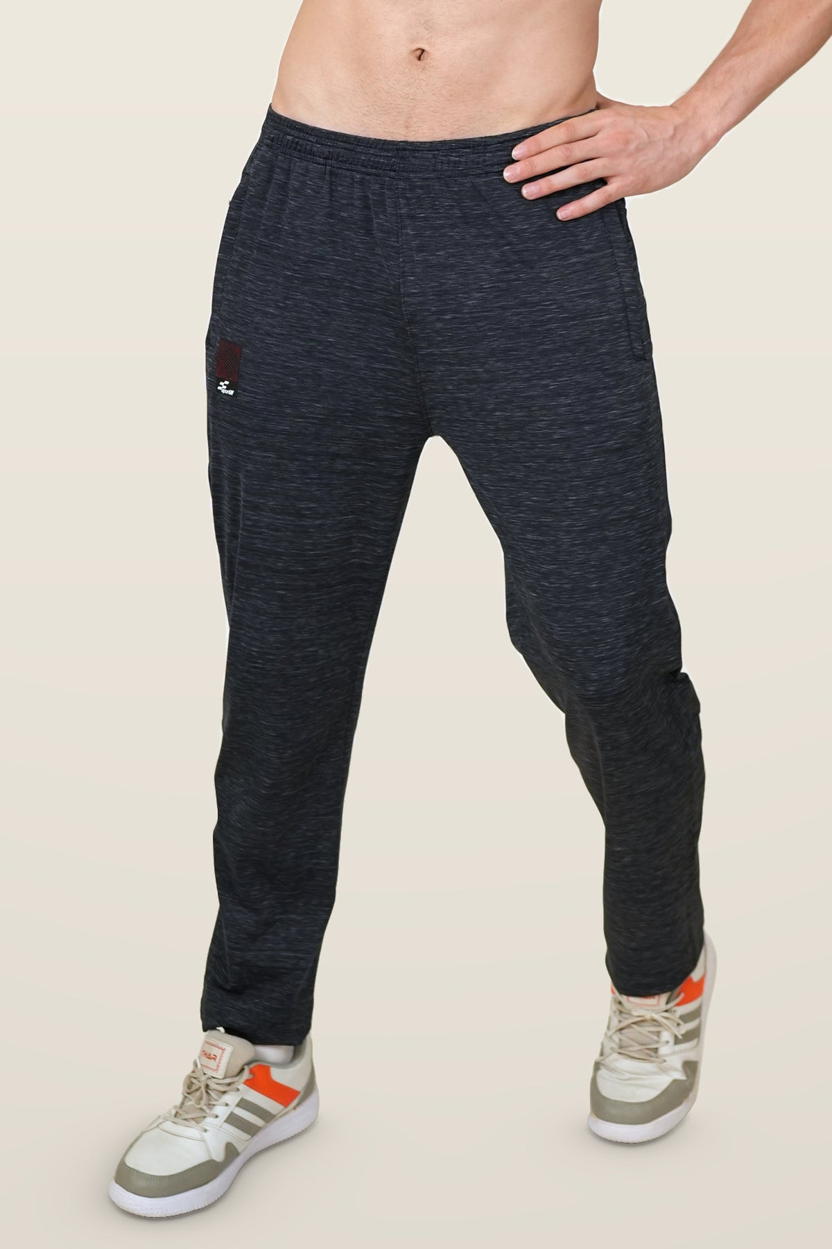 PulseFit Performance Track Pant | Dark Anthra – front