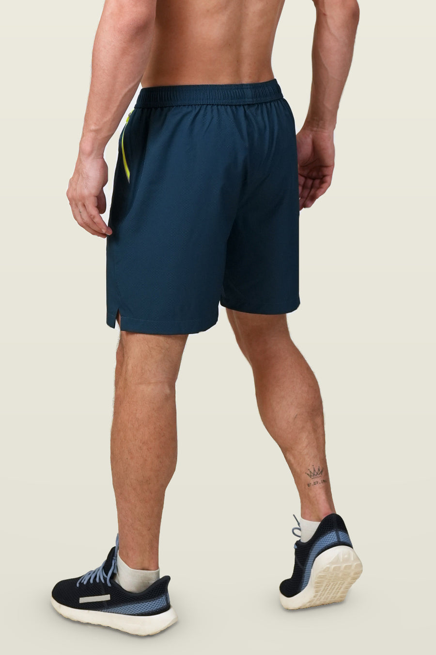 Quantum Performance Shorts | Teal – back