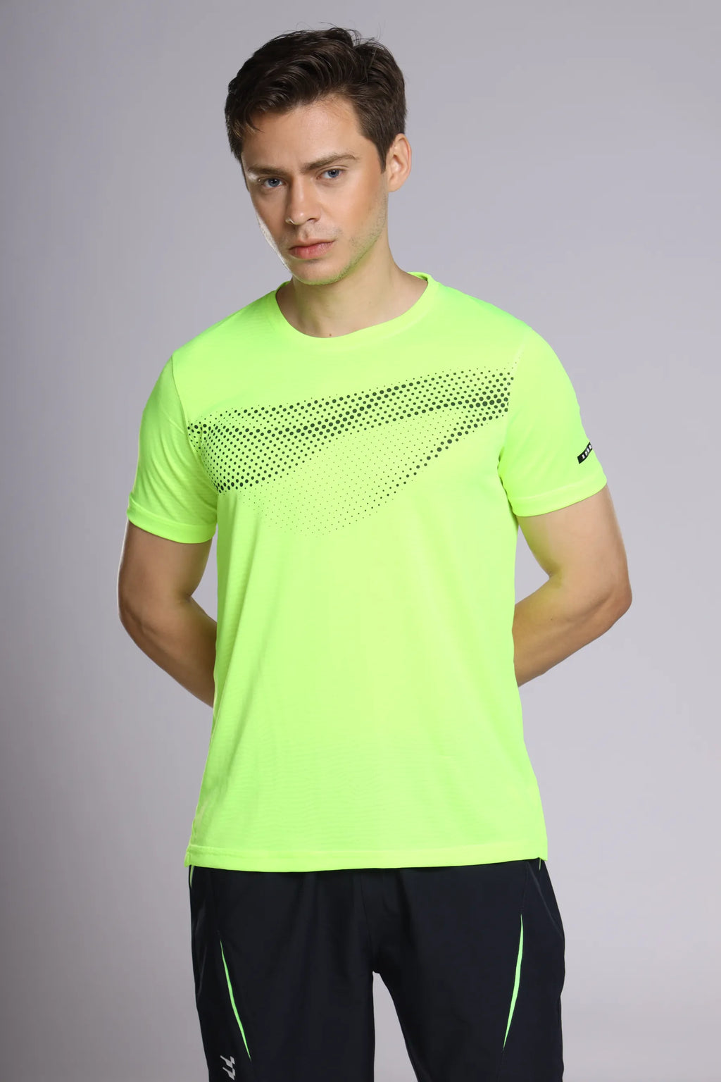 Fit-Gear Core Steel Performance T-Shirt | Fluorescent Yellow