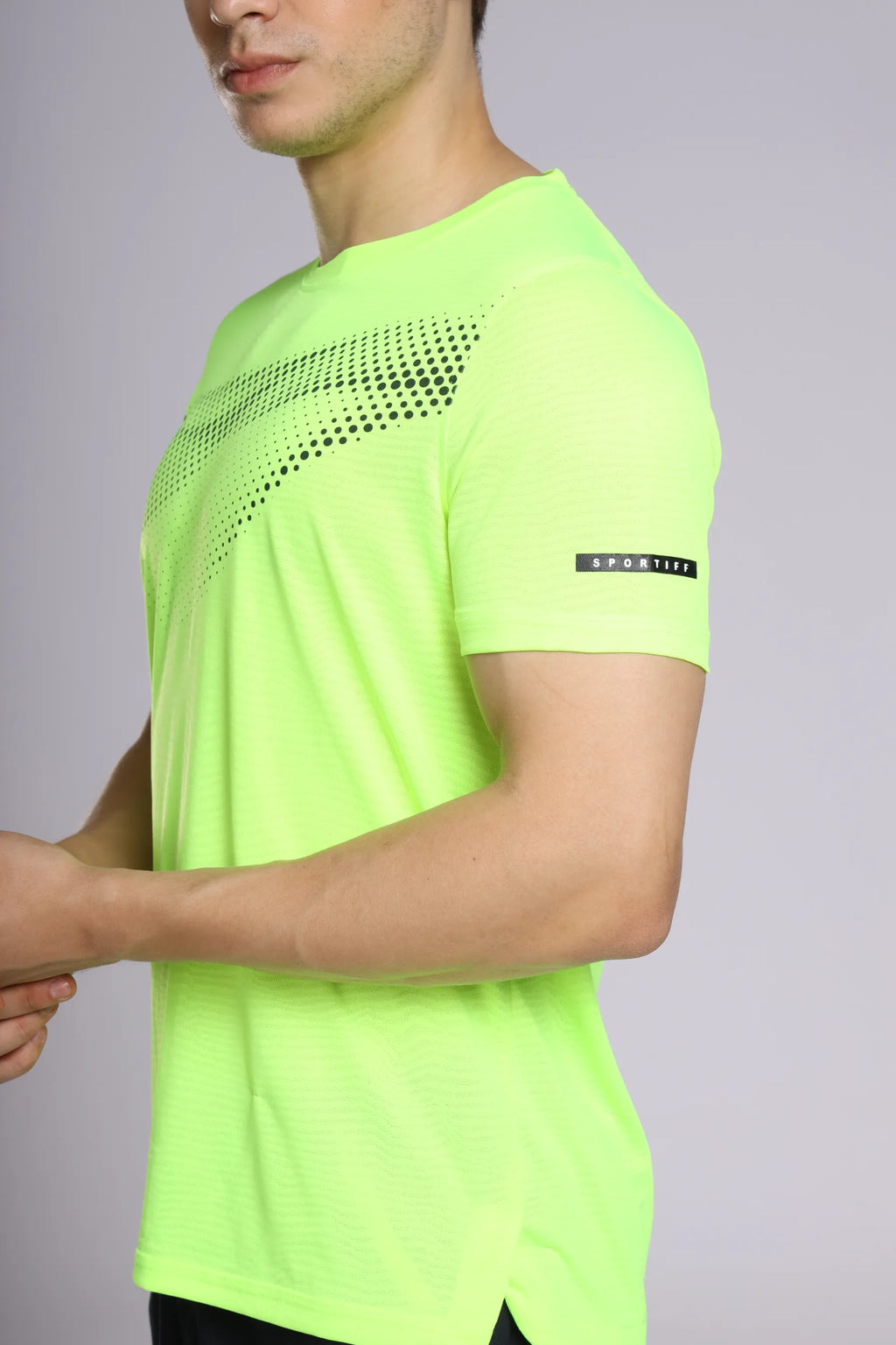 Fit-Gear Core Steel Performance T-Shirt | Fluorescent Yellow