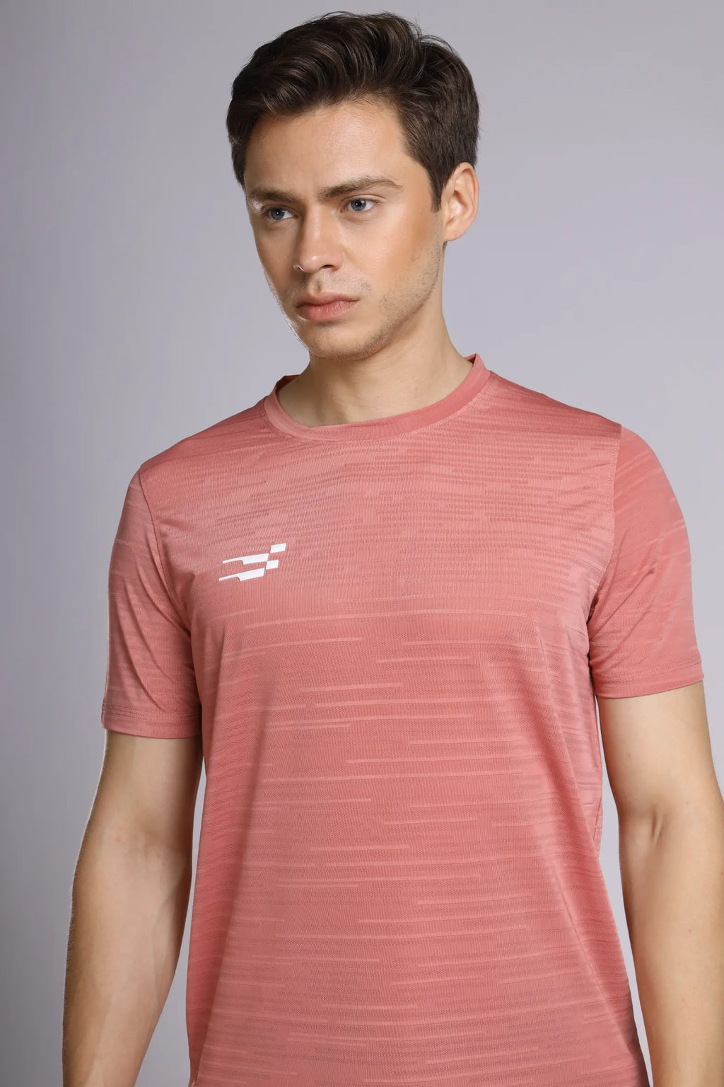 Fit-Gear Iron T-Shirt Coral Red