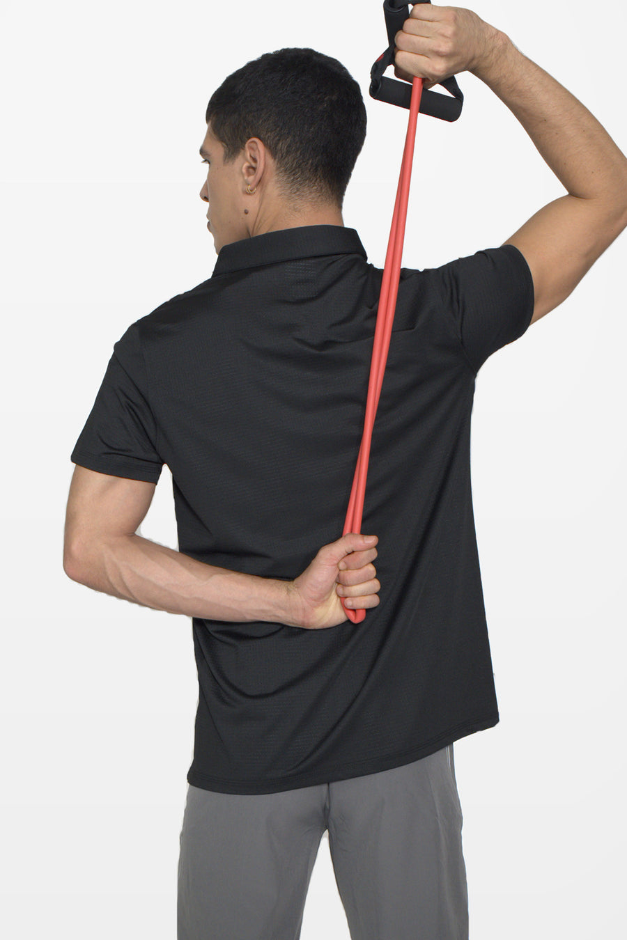 Strike Performance Polo T-Shirt | Black – back