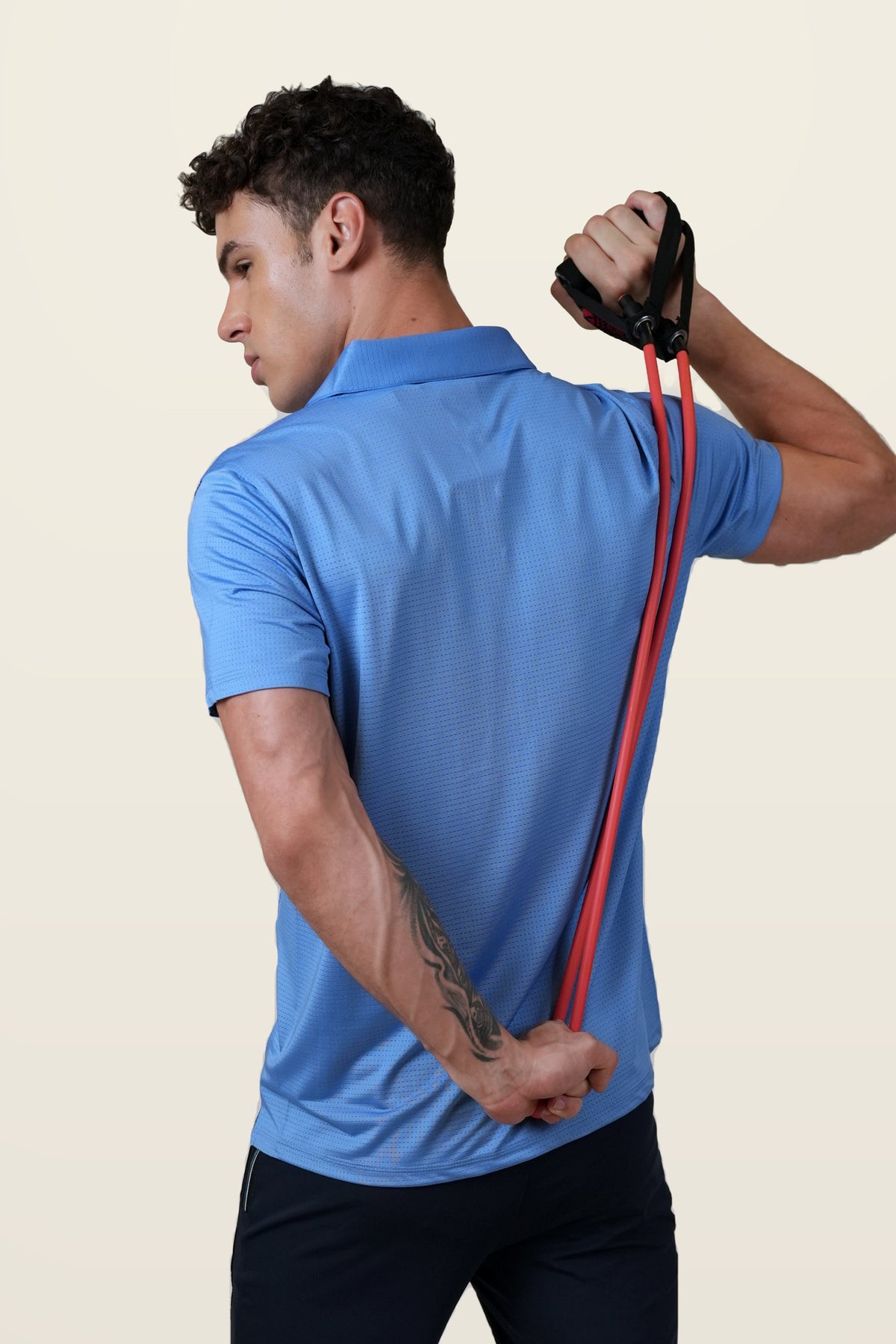 Strike Performance Polo T-Shirt | Blue – back