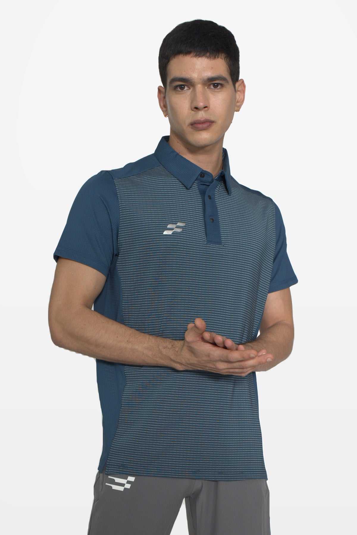 Strike Performance Polo T-Shirt | Teal – front