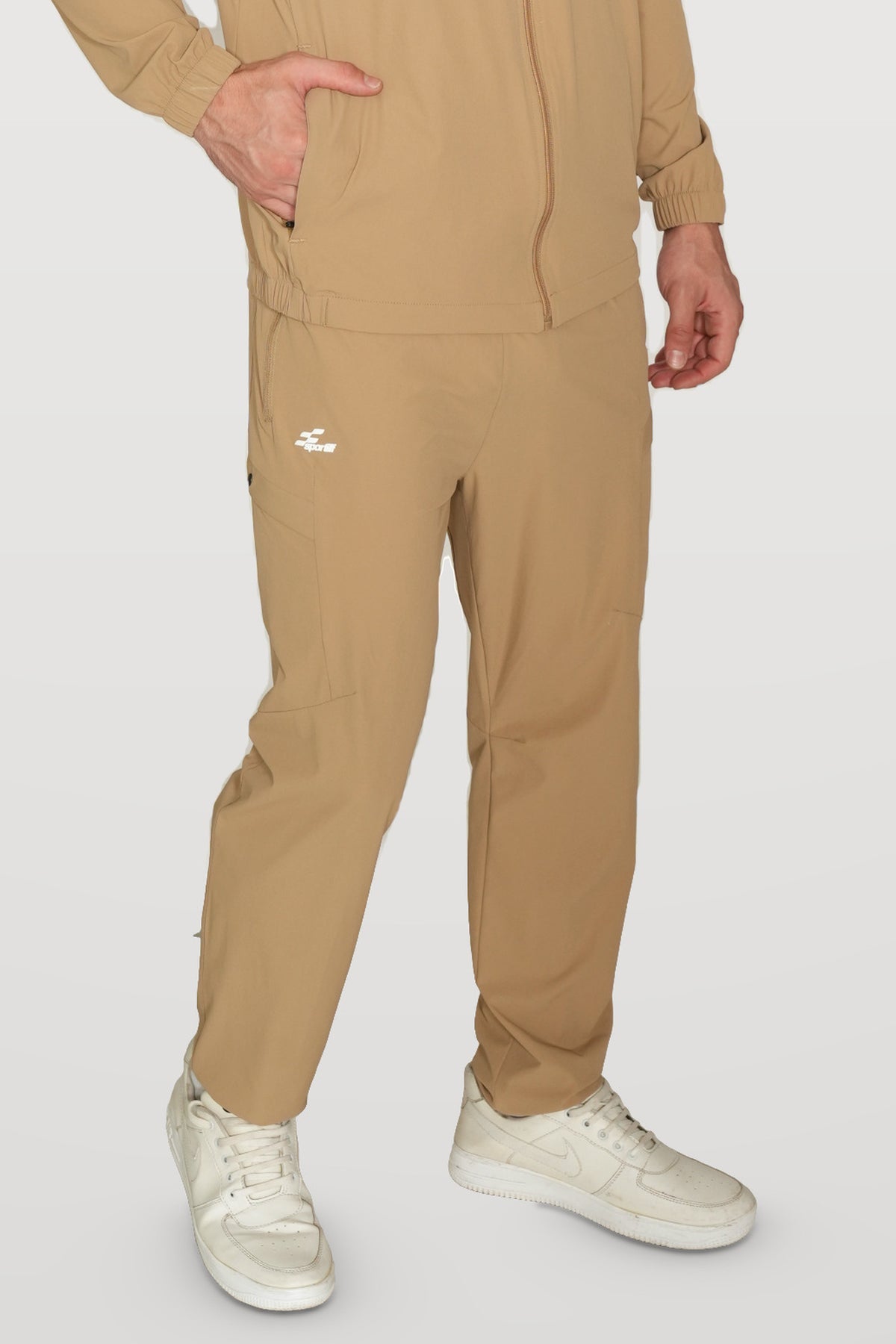 Vertex Performance Track Pant | Khaki – front