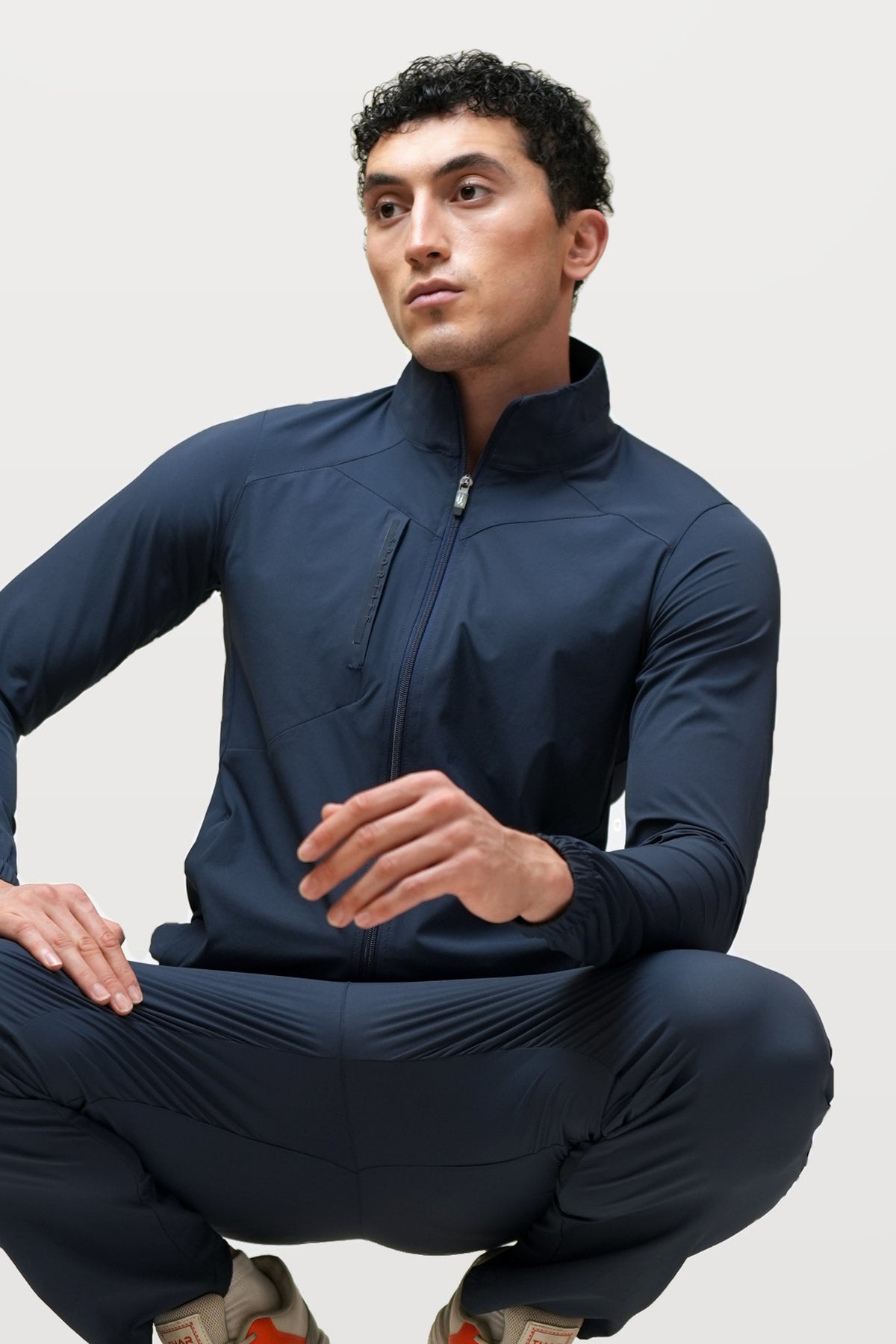 Vertex Performance Track Top | Navy – front
