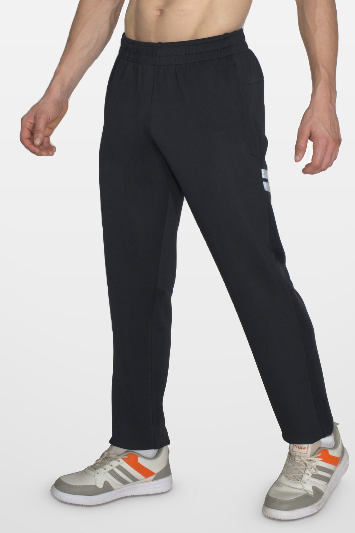 Victory Performance Track Pant | Black – front