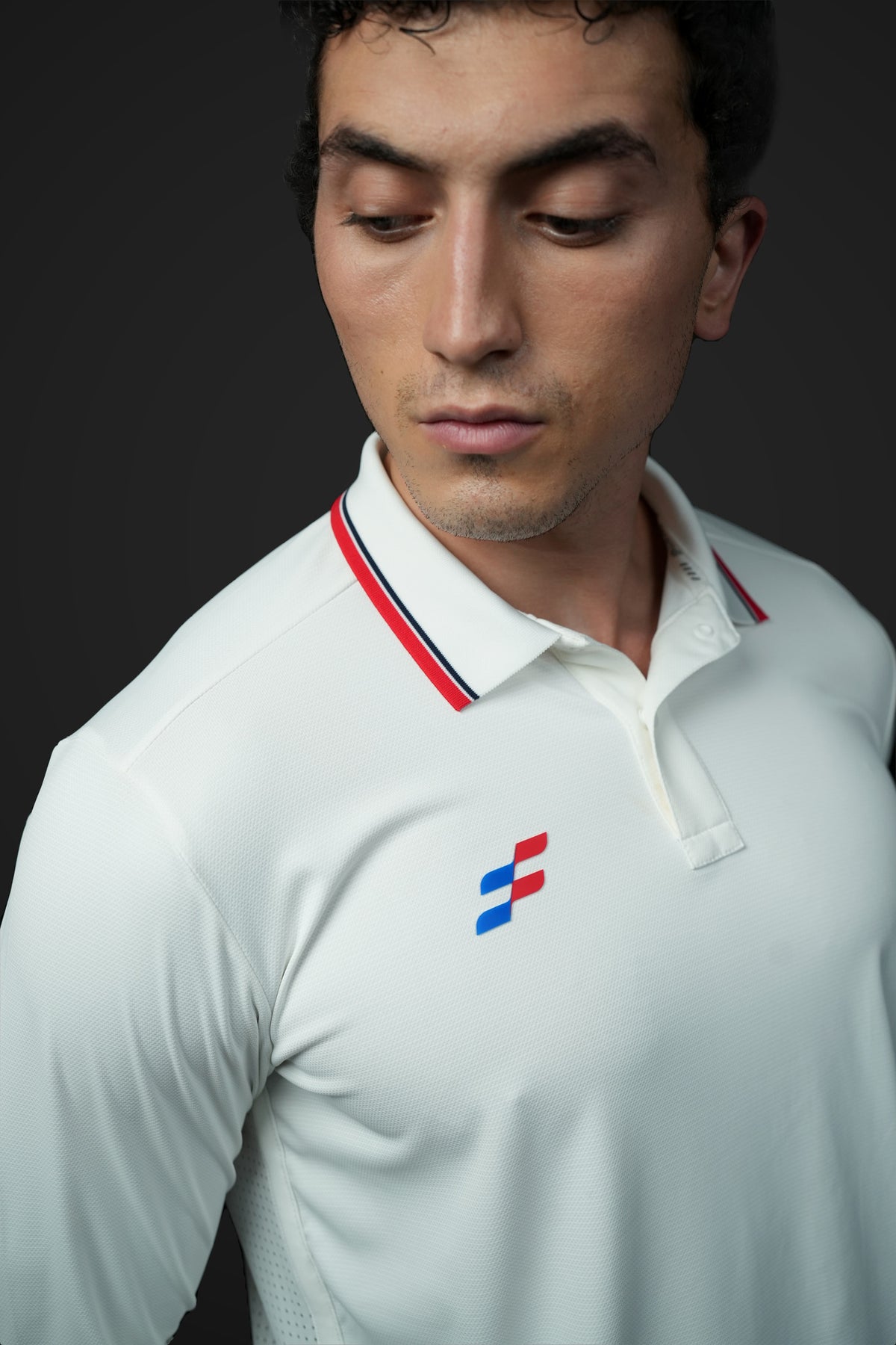 Yorker Cricket Whites T-Shirt | Full-Sleeve – front